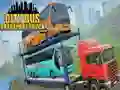 Gioco Camion dei trasporti per autobus della città in linea Gioco Camion dei trasporti per autobus della città in linea