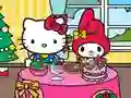 Gioco Cenone di Natale con Hello Kitty e Amici in linea
