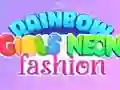 Gioco Moda Neon delle Ragazze Arcobaleno in linea Gioco Moda Neon delle Ragazze Arcobaleno in linea