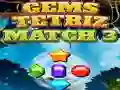 Gioco Gemme Tetriz Match 3 in linea