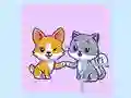 Gioco Puzzle di Gatti e Cani in linea Gioco Puzzle di Gatti e Cani in linea