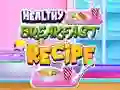 Gioco Ricetta per una colazione sana in linea
