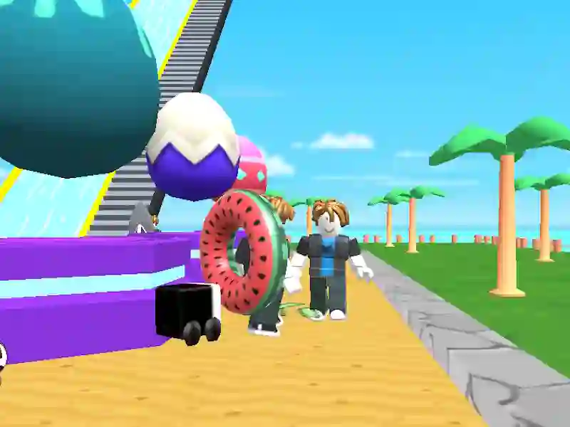 Gioco Obby: salire e scivolare in linea