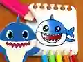 Gioco Libretto da Colorare Baby Shark in linea Gioco Libretto da Colorare Baby Shark in linea