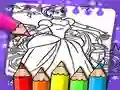 Gioco Libro da Colorare Cenerentola in linea