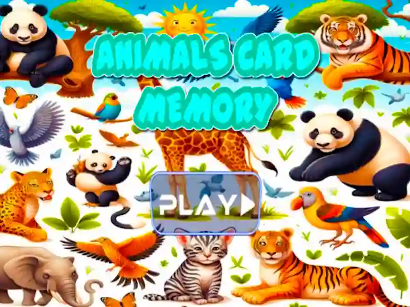 Gioco Memoria delle carte animali in linea