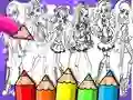 Gioco Libro da Colorare Monster High in linea