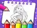 Gioco Libro da colorare di Moana in linea