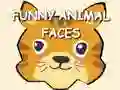 Gioco Facce di Animali Divertenti in linea Gioco Facce di Animali Divertenti in linea