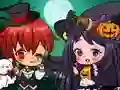 Gioco Coppia Chibi di Halloween in linea Gioco Coppia Chibi di Halloween in linea