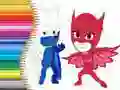Gioco Libro da Colorare dei PJ Masks in linea