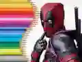 Gioco Libro da Colorare per Deadpool in linea