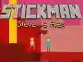 Gioco Stickman Steve contro Alex Nether in linea