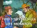 Gioco Trova le differenze: momenti di vita in linea