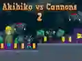 Gioco Akihiko contro Cannoni 2 in linea
