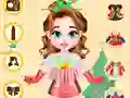 Gioco Vestire Baby Taylor per Natale in linea Gioco Vestire Baby Taylor per Natale in linea