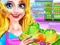 Gioco Pulizia della Ragazza del Supermercato in linea