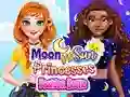 Gioco Battaglia di moda tra le principesse Luna e Sole in linea