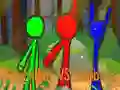 Gioco StickMan Fratelli contro Zombie in linea