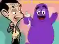 Gioco Quando Mr. Bean incontra Grimace in linea