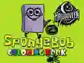 Gioco SpobgeBob Libretto da Colorare di Halloween in linea