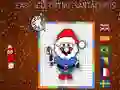 Gioco Colorazione Facile di Babbo Natale in linea
