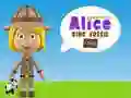 Gioco Mondo di Alice: Fossile di Dino in linea