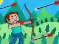 Gioco Attacco dei Mostri dell'Arciere Noob in linea