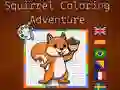Gioco Avventura di Colorazione dello Scoiattolo in linea Gioco Avventura di Colorazione dello Scoiattolo in linea