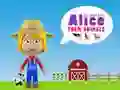 Gioco Mondo degli Animali da Fattoria di Alice in linea