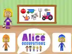 Gioco Mondo delle professioni di Alice in linea