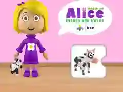 Gioco Mondo di Alice Immagini e Parole in linea Gioco Mondo di Alice Immagini e Parole in linea
