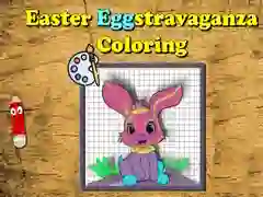 Gioco Colorazione delle Uova di Pasqua in linea