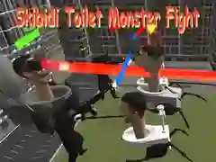 Gioco Combattimento del Mostro del WC Skibidi in linea