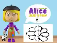 Gioco Mondo di Alice: Impara a disegnare in linea