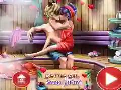 Gioco Ragazza Puntinata Flirting in Sauna in linea