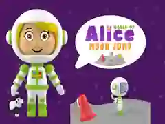 Gioco Mondo del Salto Lunare di Alice in linea Gioco Mondo del Salto Lunare di Alice in linea
