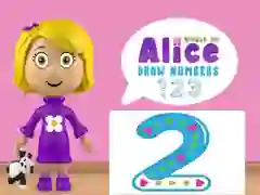 Gioco Mondo di Alice: Disegna Numeri in linea Gioco Mondo di Alice: Disegna Numeri in linea