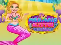 Gioco Creatore di Torte Glitterate Sirena in linea
