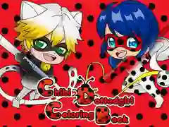 Gioco Libro da Colorare Ragazza Chibi a Pois in linea