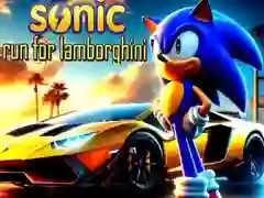 Gioco Sonic Corri per Lamborghini in linea