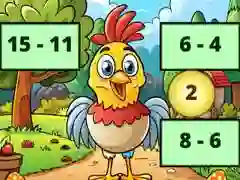 Gioco Sottrazione: Scopri l'Immagine dell'Uccello in linea Gioco Sottrazione: Scopri l'Immagine dell'Uccello in linea