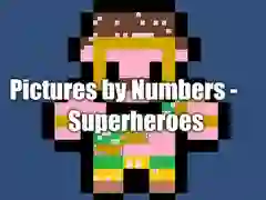 Gioco Immagini per Numeri - Supereroi in linea Gioco Immagini per Numeri - Supereroi in linea