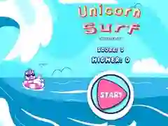 Gioco Surf con Unicorno in linea Gioco Surf con Unicorno in linea