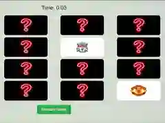 Gioco Memoria della Partita di Calcio in linea