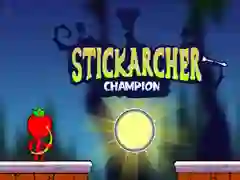Gioco Campione Arciere di Bastoni in linea