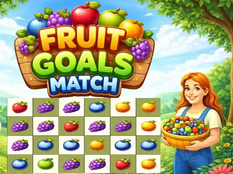 Gioco Partita di gol di frutta in linea