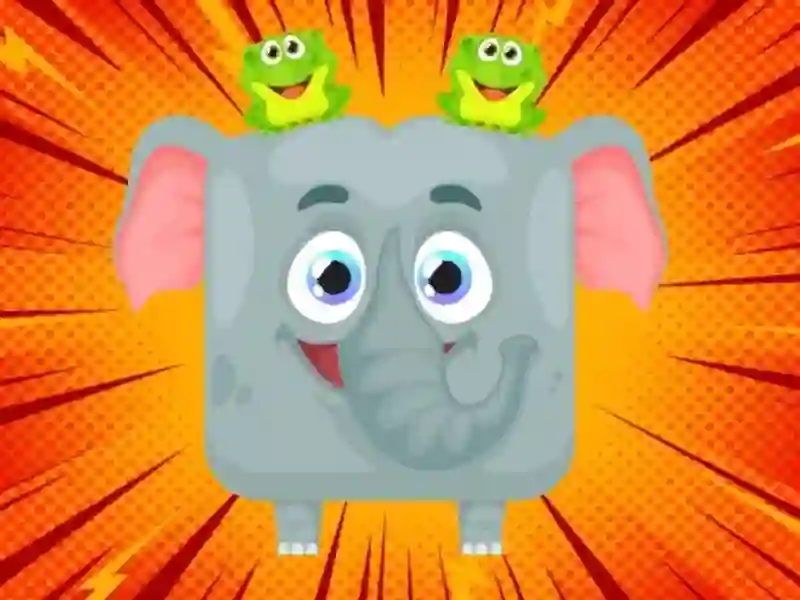 Gioco Gelatina. Fare l'elefante in linea