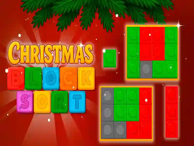 Gioco Ordinamento dei blocchi di Natale in linea
