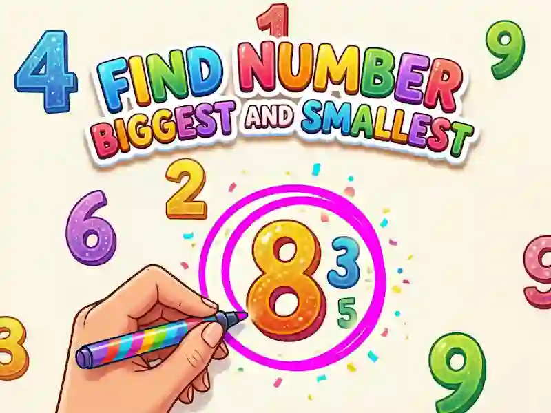 Gioco Find Number Biggest and Smallest in linea